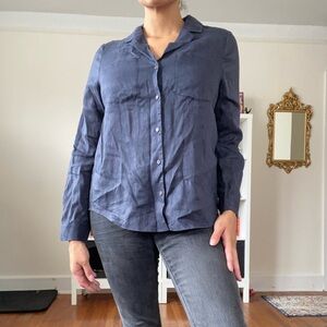 NWT NYDJ Linen Button Down